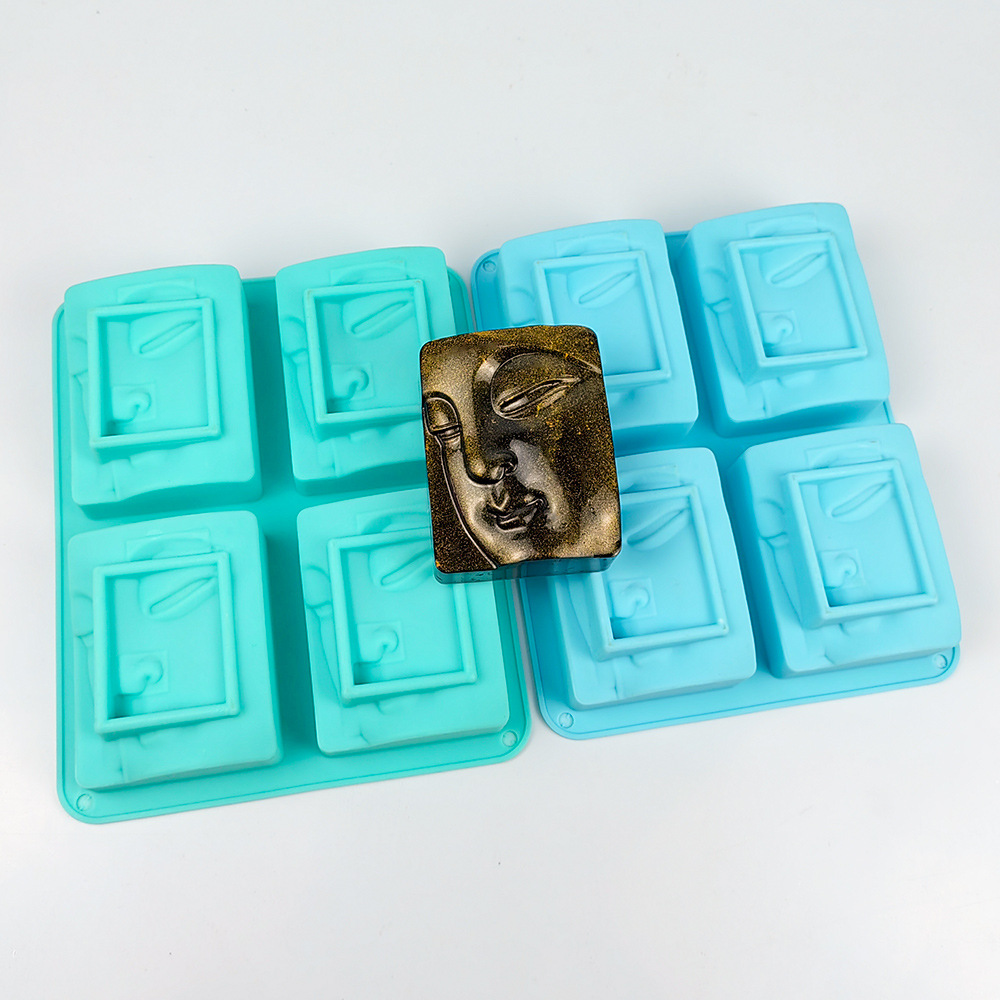 Soap Making Business - 4 Holes Religious Portrait Soap Silicone