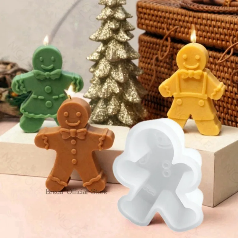 3D Smile Gingerbread Man Silic - огляд і ціна Soap Making Business