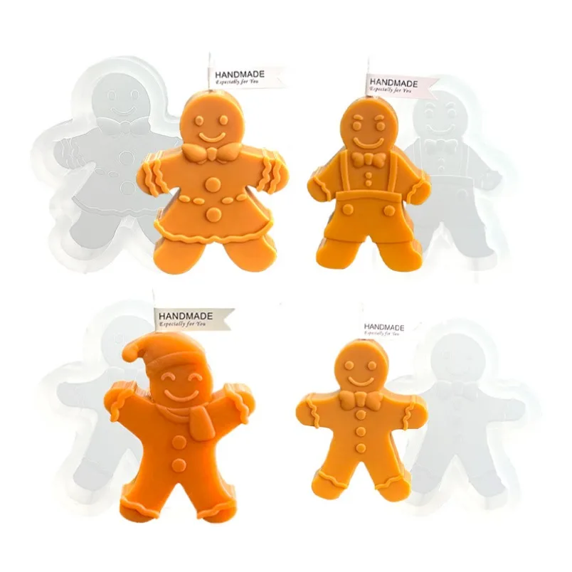3D Smile Gingerbread Man Silic - огляд і ціна Soap Making Business