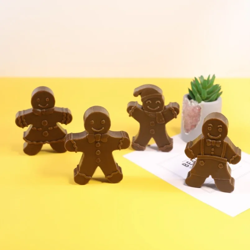 3D Smile Gingerbread Man Silic - огляд і ціна Soap Making Business