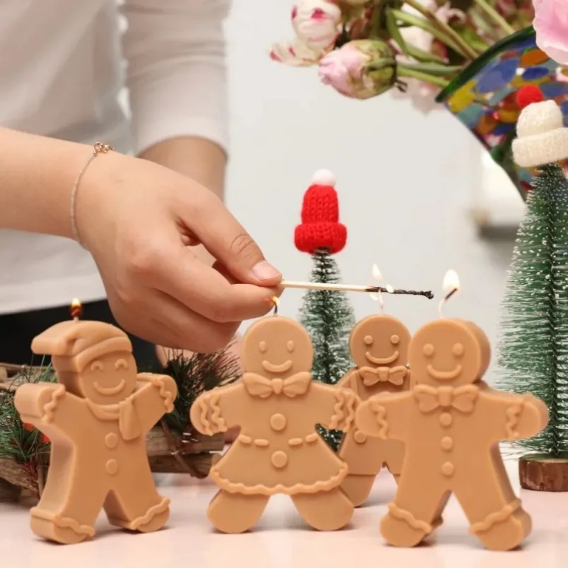 3D Smile Gingerbread Man Silic - огляд і ціна Soap Making Business