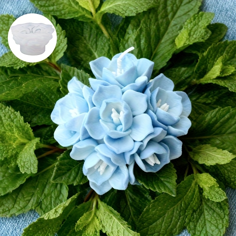 1 Hydrangea Candle Silicone Mo - огляд і ціна Soap Making Equipment