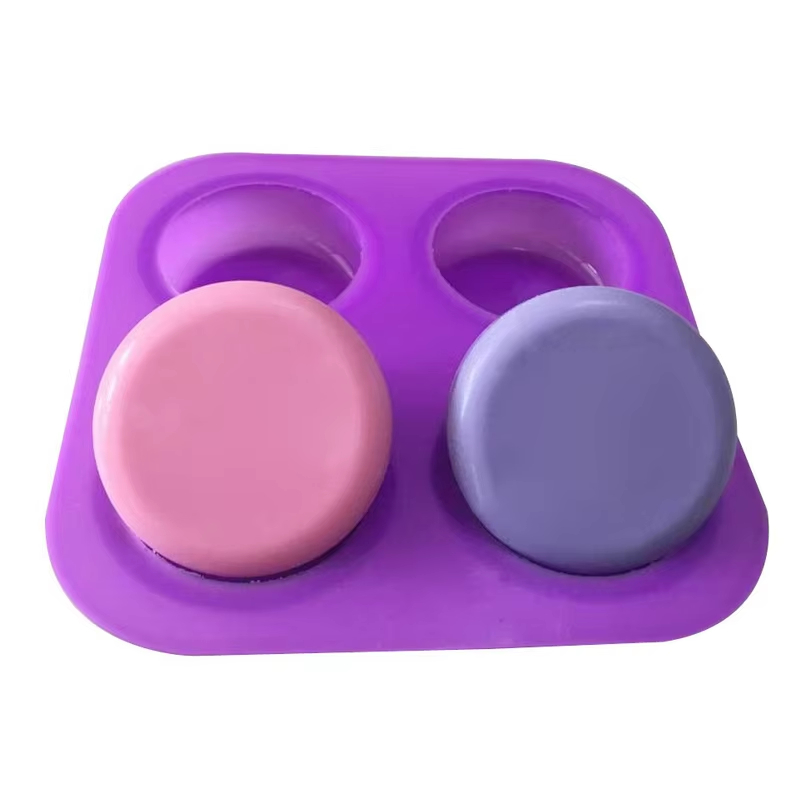 1-2 PCS 4 Cavity Reusable Roun - огляд і ціна Soap Making Equipment
