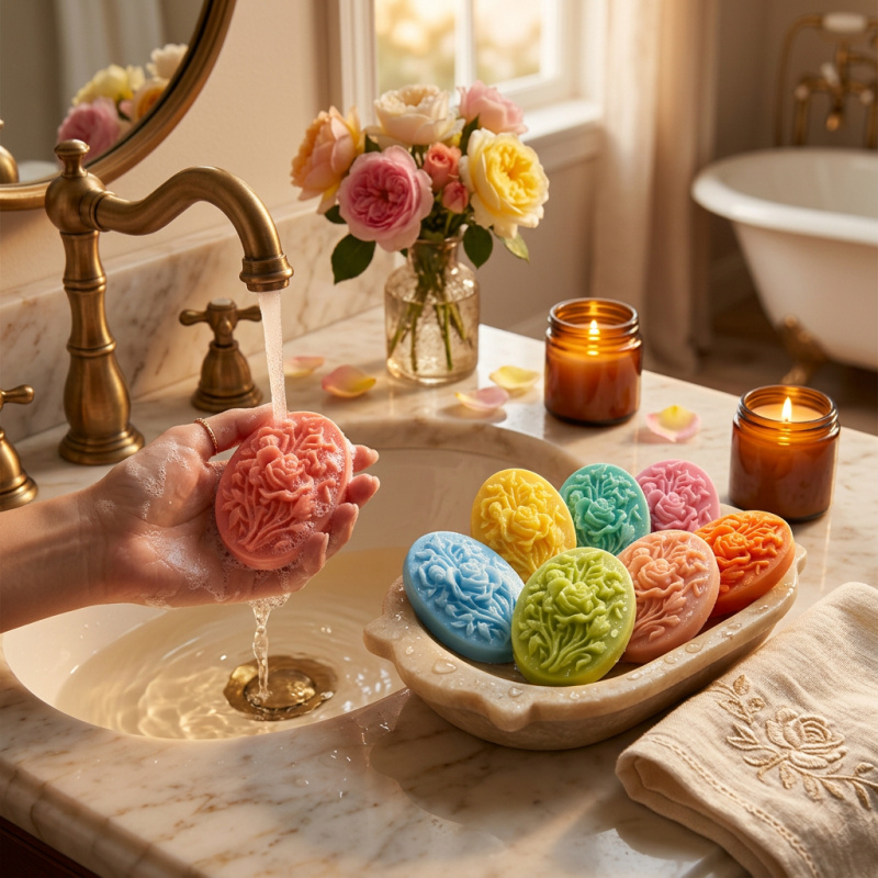 4 Silicone mold with flower sh - огляд і ціна Soap Making Equipment